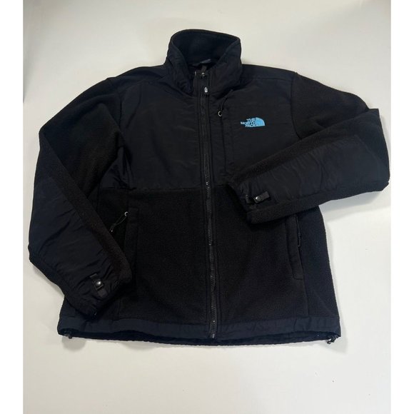 The North Face Jackets & Blazers - The North Face Denali Jacket Black with Blue Embroidered Logo Size Medium
